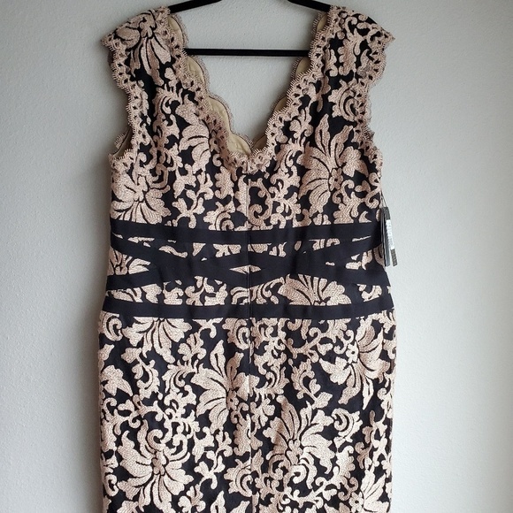 Tadashi Shoji Embroidered Lace Dress size 18 NWT - Picture 5 of 8